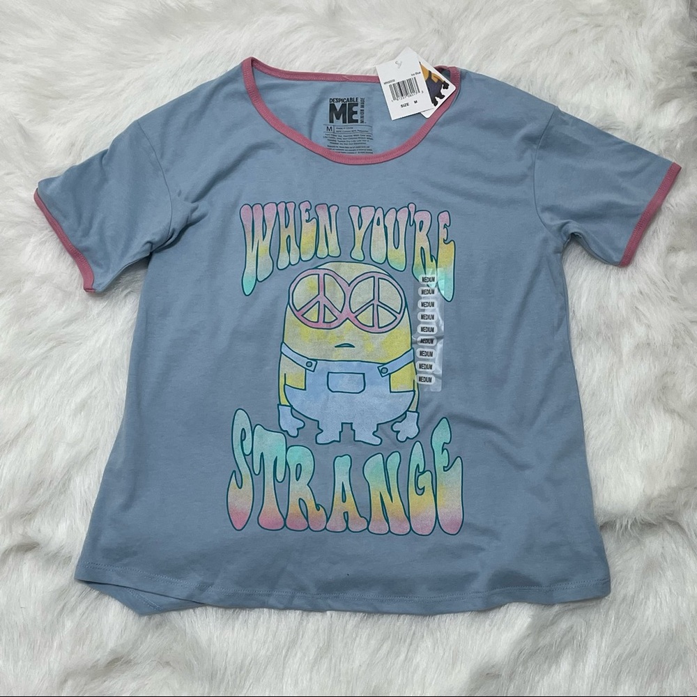 Despicable Me Minion blue ice shirt unisex